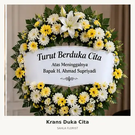 Krans Bunga Duka Medan Maimun